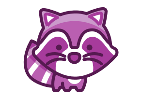 purple racoon